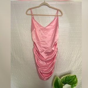 Baby pink fashion nova dress